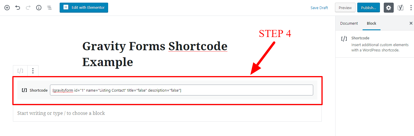 Gravity Forms Shortcode | Tutorial for WordPress 5.0 Gutenberg