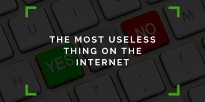 The Most Useless Thing on the Internet The Most Useless Thing on the Internet